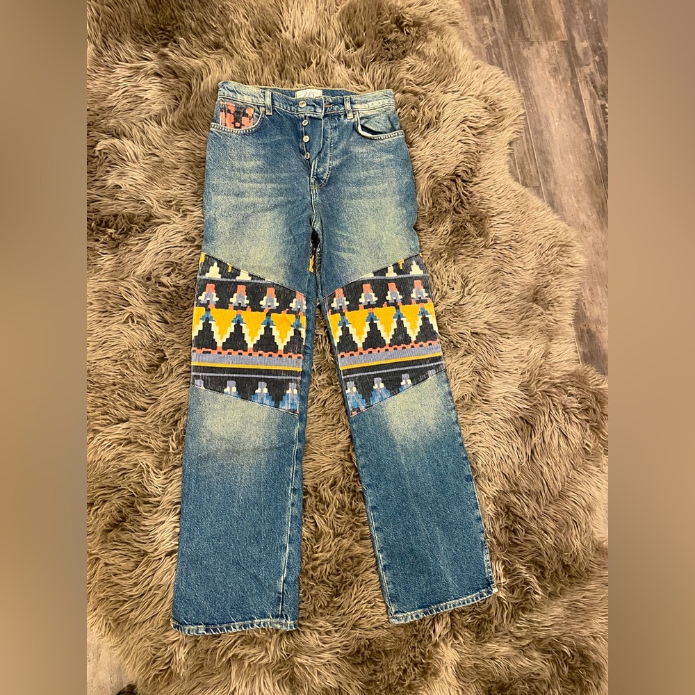 Free People Aztec Jeans